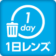 1日レンズ